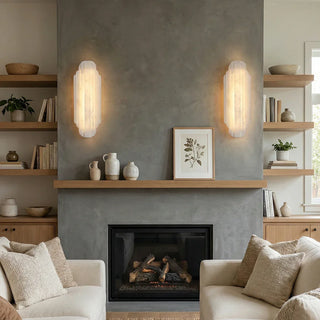 Alabaster Estelle Vertical Stripes Wall Sconce - Vidirlighting