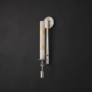 Alabaster Fontanelle Candlestick Wall Lamp