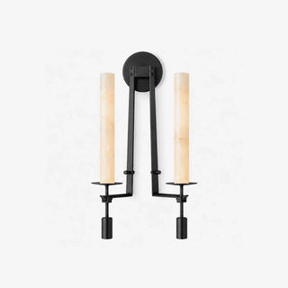 Alabaster Fontanelle Candlestick Wall Lamp