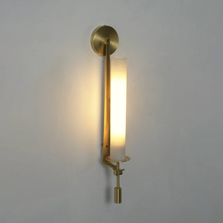 Alabaster Fontanelle Candlestick Wall Lamp