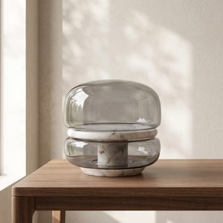 Alabaster Glass Table Lamp