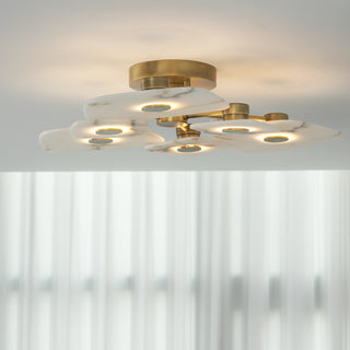 Alabaster Holmdel Ceiling Lamp