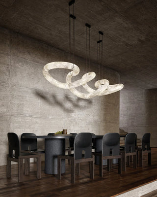 Alabaster Infinity Chandelier - Vidirlighting