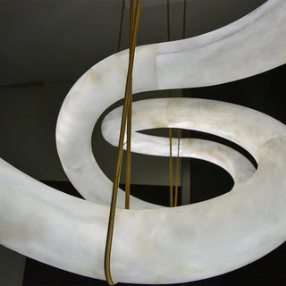 Alabaster Infinity Chandelier - Vidirlighting