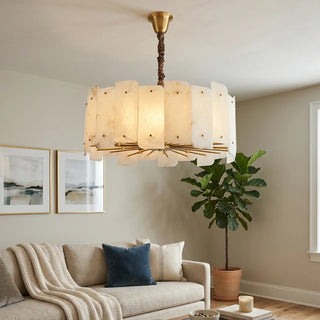 Alabaster Lorry Round Chandelier