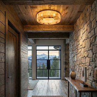 Alabaster Luriel Disk Ceiling Light - Vidirlighting