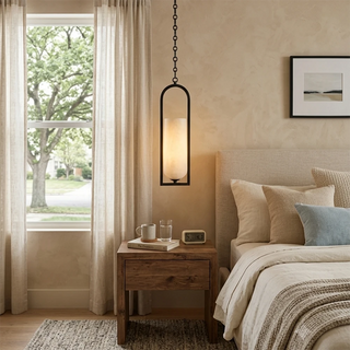 Alabaster Melange Small Chain Chandelier