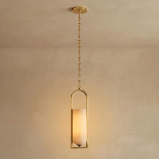 Alabaster Melange Small Chain Chandelier