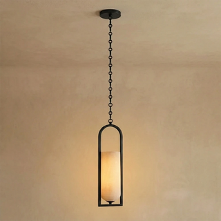 Alabaster Melange Small Chain Chandelier
