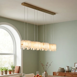 Alabaster Modern Layering Chandelier