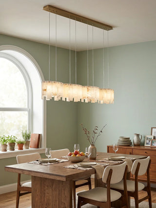 Alabaster Modern Layering Chandelier