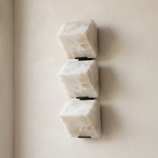Minimalist Alabaster Facade Wall Lamp