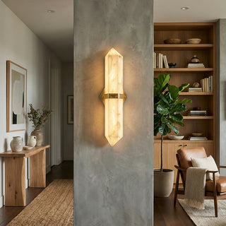 Alabaster Obelisk Wall Sconce - Vidirlighting