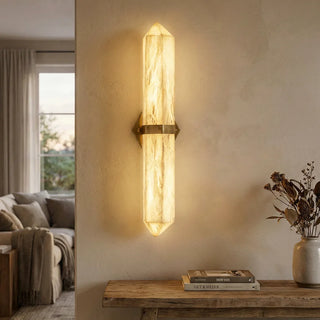 Alabaster Obelisk Wall Sconce - Vidirlighting