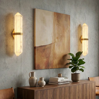 Alabaster Obelisk Wall Sconce - Vidirlighting