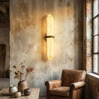 Alabaster Obelisk Wall Sconce - Vidirlighting