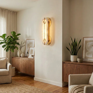 Alabaster Obvara Oval Wall Light - Vidirlighting