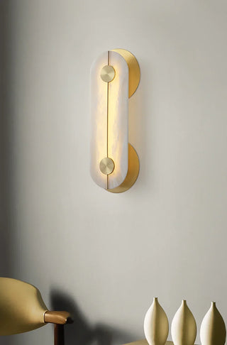 Alabaster Obvara Oval Wall Light - Vidirlighting
