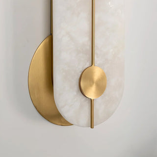 Alabaster Obvara Oval Wall Light - Vidirlighting