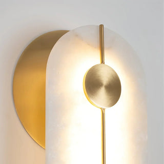 Alabaster Obvara Oval Wall Light - Vidirlighting