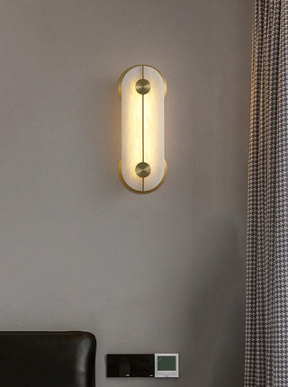 Alabaster Obvara Oval Wall Light - Vidirlighting