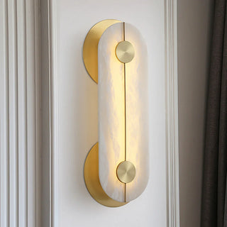 Alabaster Obvara Oval Wall Light - Vidirlighting
