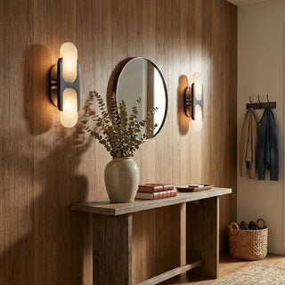 Alabaster Odin Oval Wall Sconce - Vidirlighting