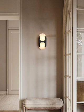 Alabaster Odin Oval Wall Sconce - Vidirlighting