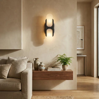Alabaster Odin Oval Wall Sconce - Vidirlighting