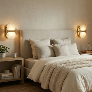 Alabaster Odin Oval Wall Sconce - Vidirlighting