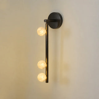 Alabaster Orb Asteria Brass Wall Sconce
