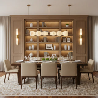 Alabaster Pebble Linear Chandelier - Vidirlighting