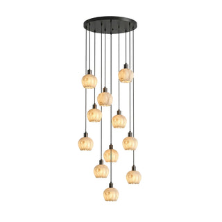 Alabaster Petal Cluster Chandelier