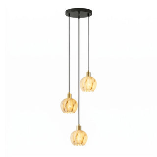 Alabaster Petal Cluster Chandelier