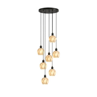 Alabaster Petal Cluster Chandelier
