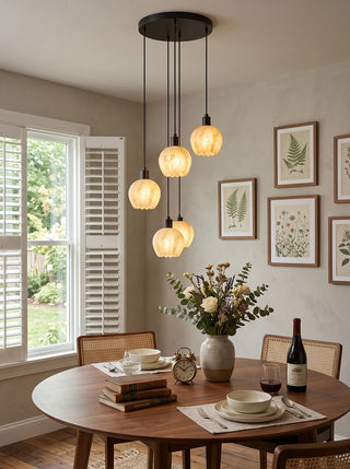 Alabaster Petal Cluster Chandelier