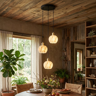 Alabaster Petal Cluster Chandelier