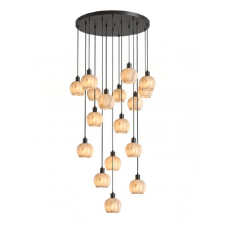 Alabaster Petal Cluster Chandelier