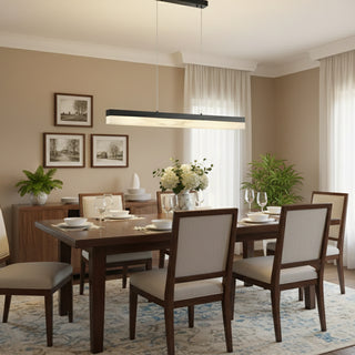 Alabaster Rectangle Linear Pendant Light