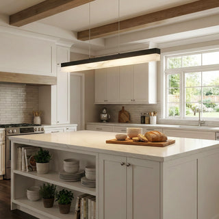 Alabaster Rectangle Linear Pendant Light