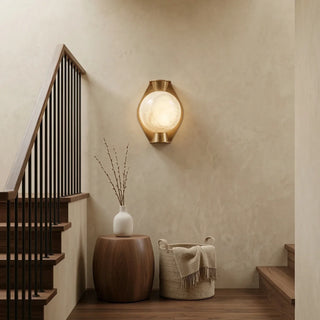 Alabaster Spherical Decorative Art Wall Lamp - Vidirlighting