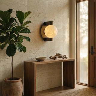Alabaster Spherical Decorative Art Wall Lamp - Vidirlighting