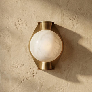 Alabaster Spherical Decorative Art Wall Lamp - Vidirlighting