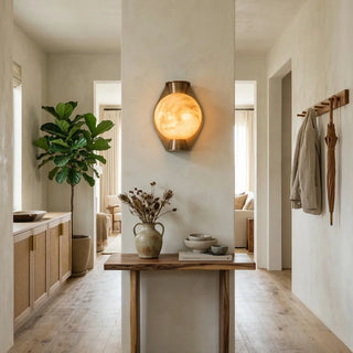 Alabaster Spherical Decorative Art Wall Lamp - Vidirlighting