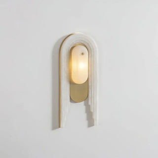 Alabaster Stacked Oval Cascada Wall Sconce - Vidirlighting