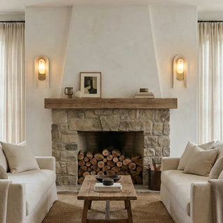 Alabaster Stacked Oval Cascada Wall Sconce - Vidirlighting