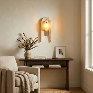 Alabaster Stacked Oval Cascada Wall Sconce - Vidirlighting