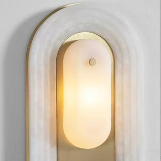 Alabaster Stacked Oval Cascada Wall Sconce - Vidirlighting
