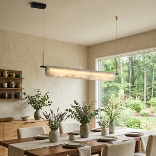 Alabaster Years Linear Pendant Light