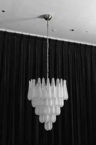 Amaris Tiered Teardrop Glass Chandelier